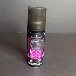 Schwarzkopf Black Root Hair Retouch Temporary Root Cover Spray New